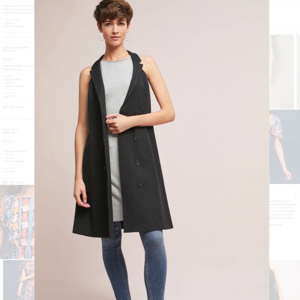 NWT Anthropologie Double-Buttoned Blazer Dress - Picture 3 of 7